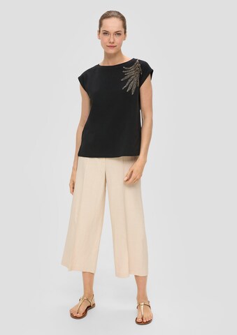 T-shirt s.Oliver BLACK LABEL en noir
