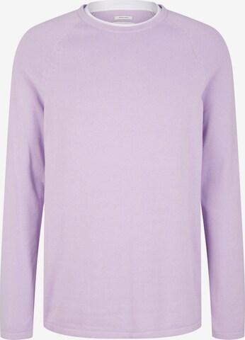 Pull-over TOM TAILOR DENIM en violet : devant