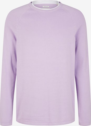 TOM TAILOR DENIM Sweater in Purple: front