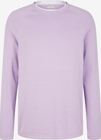 Pull-over TOM TAILOR DENIM en violet : devant