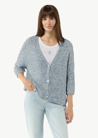 Cardigan comma casual identity en bleu : devant