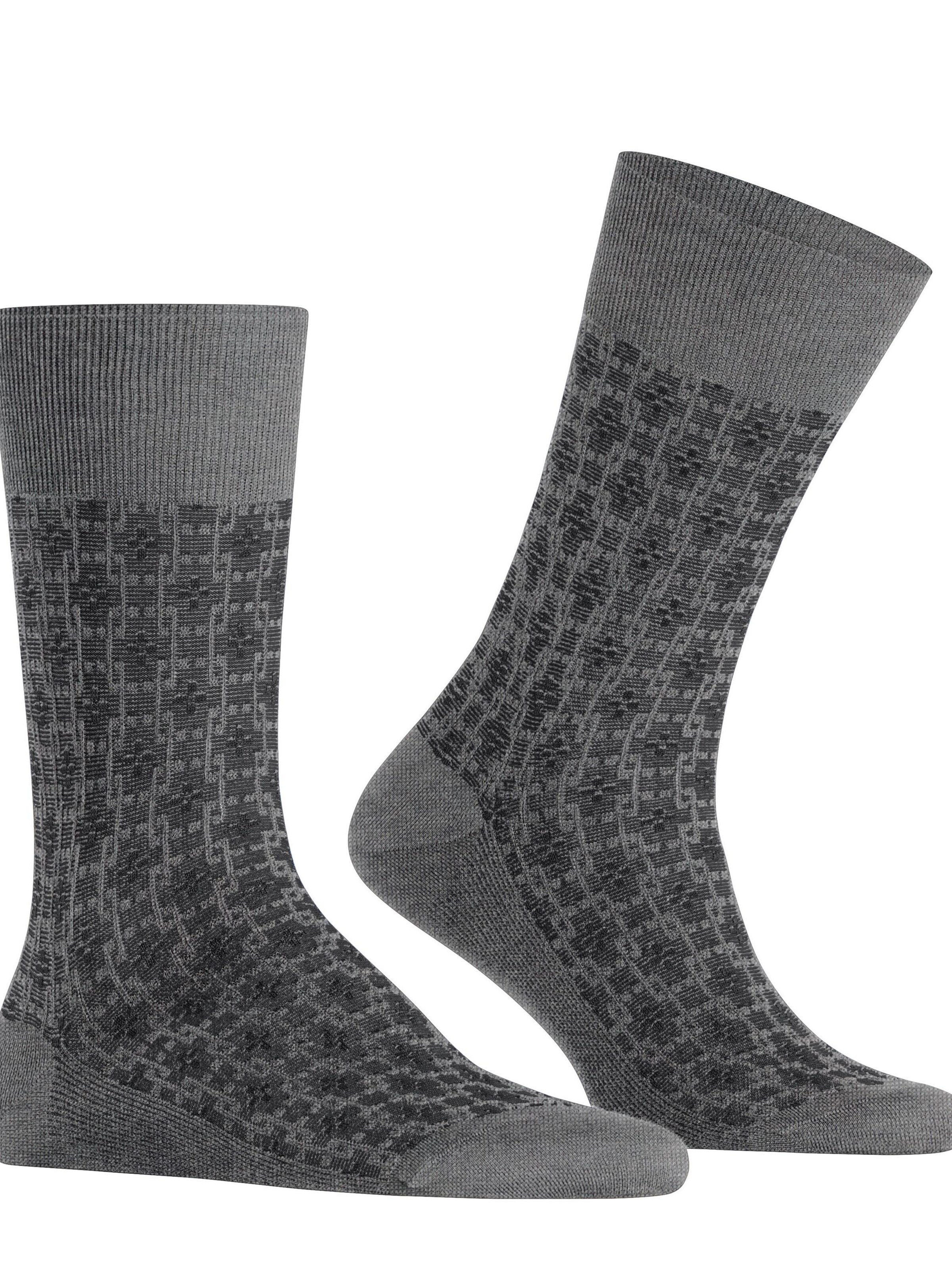 FALKE Socks 'Artwork Tie' in Grey