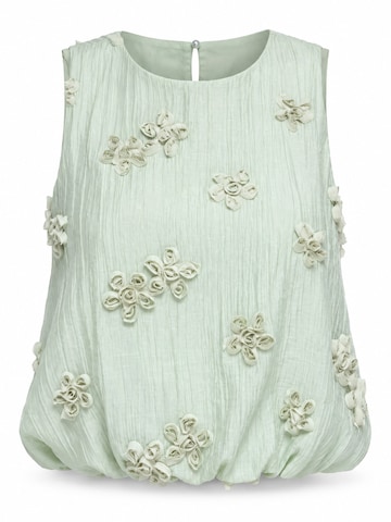 Camicia da donna di Ombre in verde: frontale