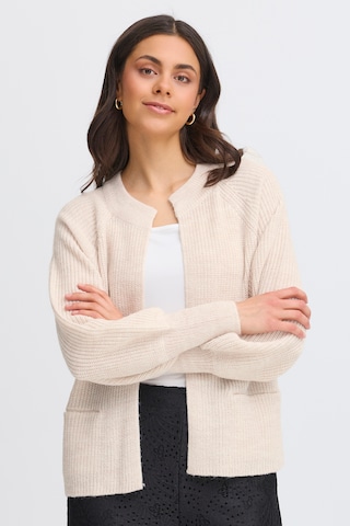 Cardigan ' ERETTA CAR 4 ' Fransa en beige : devant