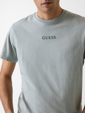 GUESS - Camiseta 'QUATTRO' en azul