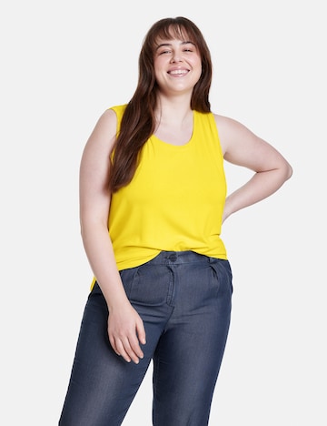 SAMOON - Top em amarelo: frente