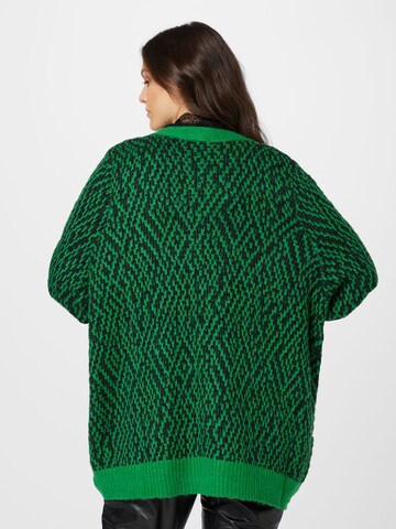 Cardigan 'FIA' Zizzi en vert