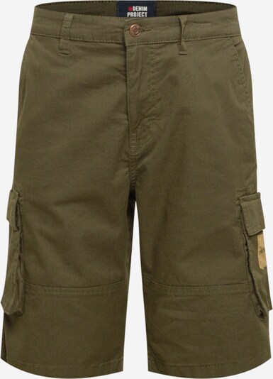 Pantaloni cu buzunare Denim Project pe oliv, Vizualizare produs