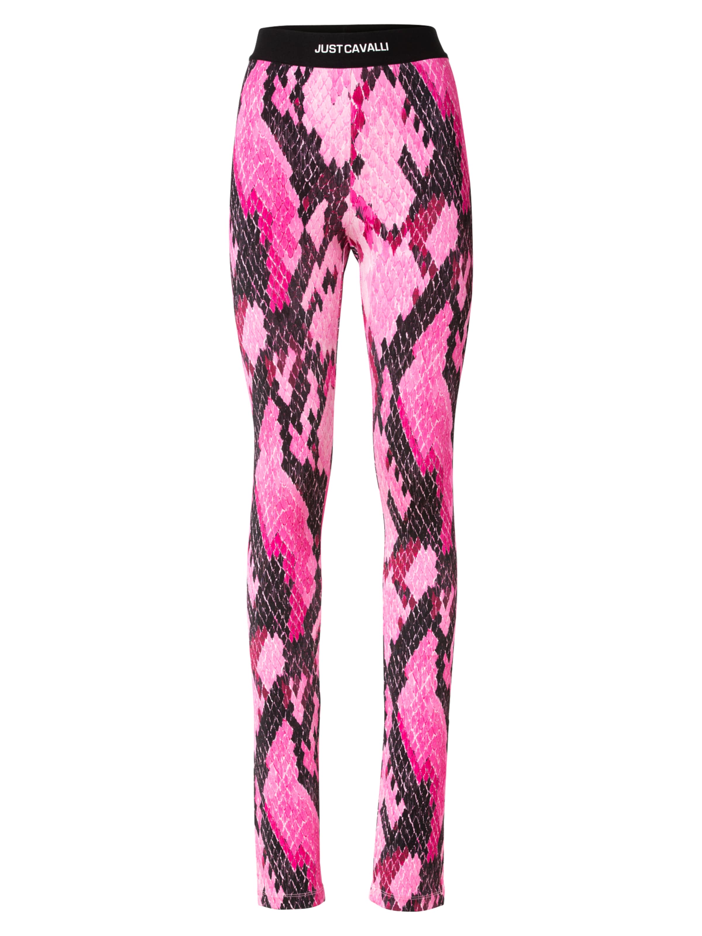 Just Cavalli Skinny Legíny – pink: přední strana