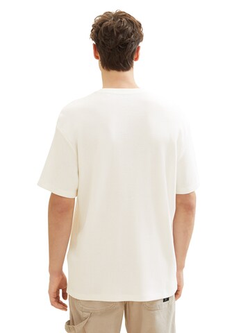 TOM TAILOR DENIM Koszulka w kolorze biały