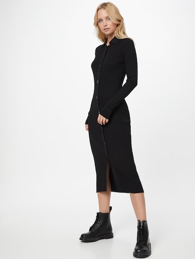 River Island Úpletové šaty - černá, Model/ka