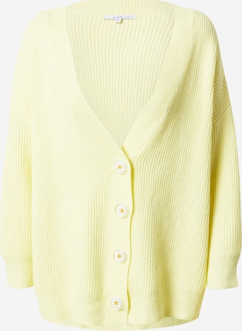 Geacă tricotată 'FRANKIE' de la Olivia Rubin pe galben: față