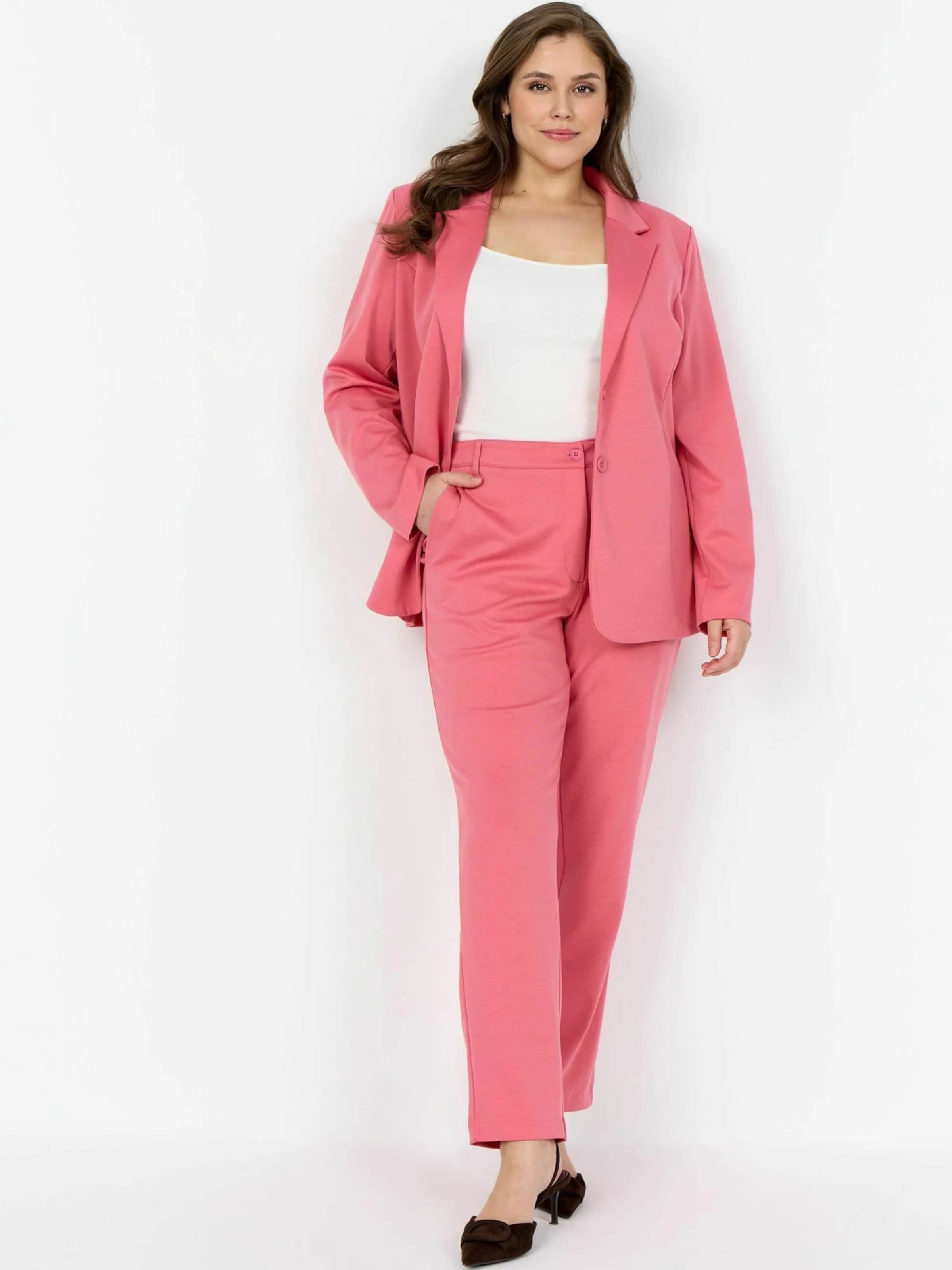Wasabi Concept Regular Trousers ' WA-SINA 2 ' in Pink: front