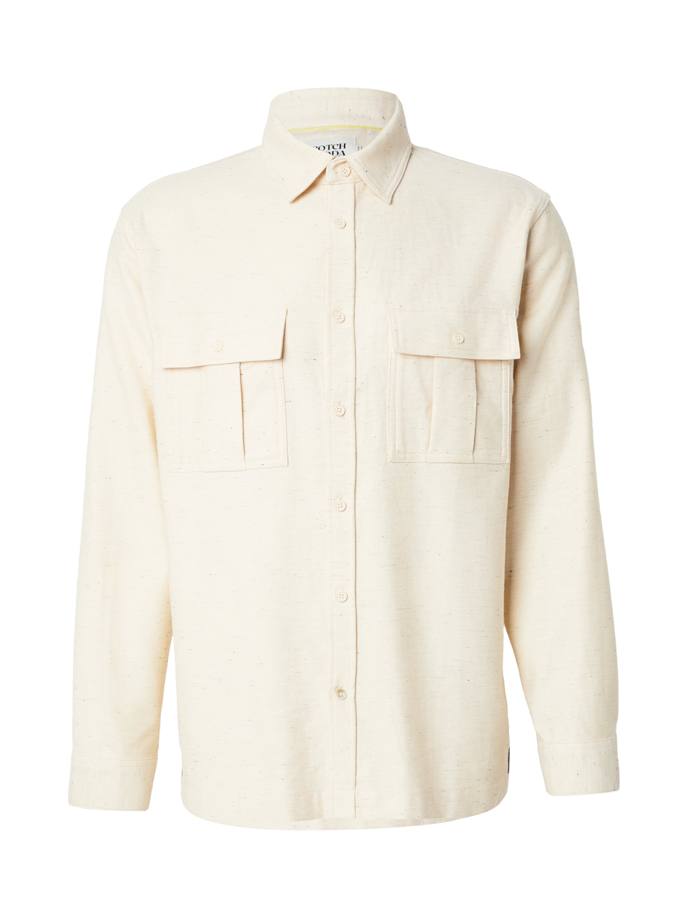 Comfort fit Camicia di SCOTCH & SODA in beige: frontale
