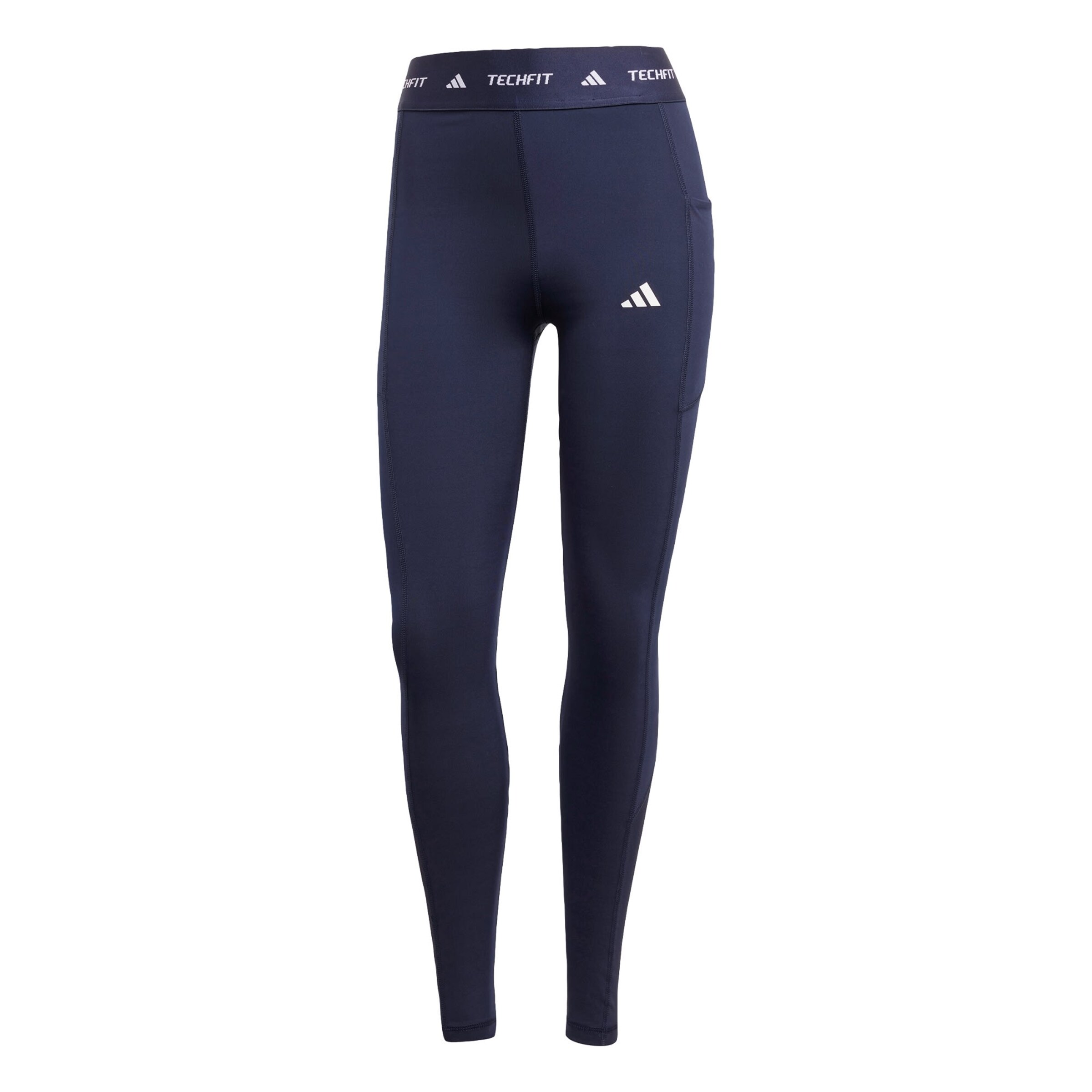 ADIDAS PERFORMANCE Skinny Sportbroek 'Stash' in Blauw: voorkant