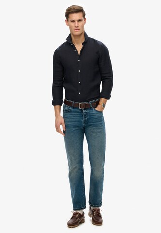 Superdry Regular fit Button Up Shirt 'Vacation' in Blue