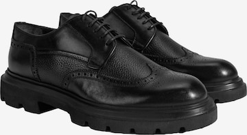 Desa Veterschoen 'Schnürschuhe' in Zwart: voorkant