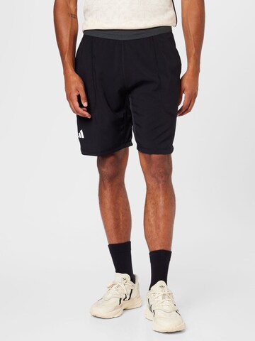 ADIDAS PERFORMANCE Regular Sportshorts 'Aeroready 9-Inch Pro' in Schwarz: predná strana