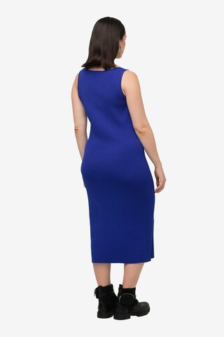 Ulla Popken Knitted dress in Blue