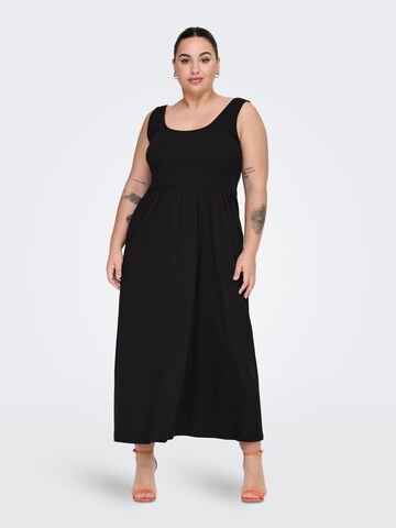 ONLY Carmakoma Summer Dress in Black: front