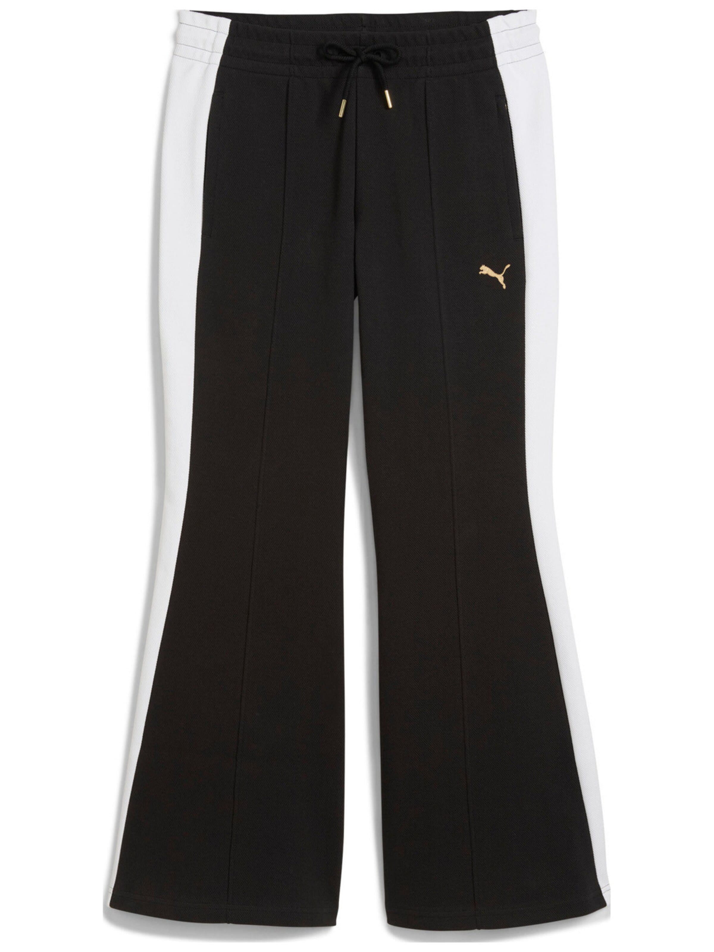regular Pantaloni sportivi 'T7' di PUMA in nero: frontale