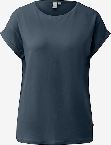 QS Shirt in Blauw: voorkant