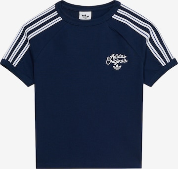 mėlyna ADIDAS ORIGINALS Marškinėliai: priekis