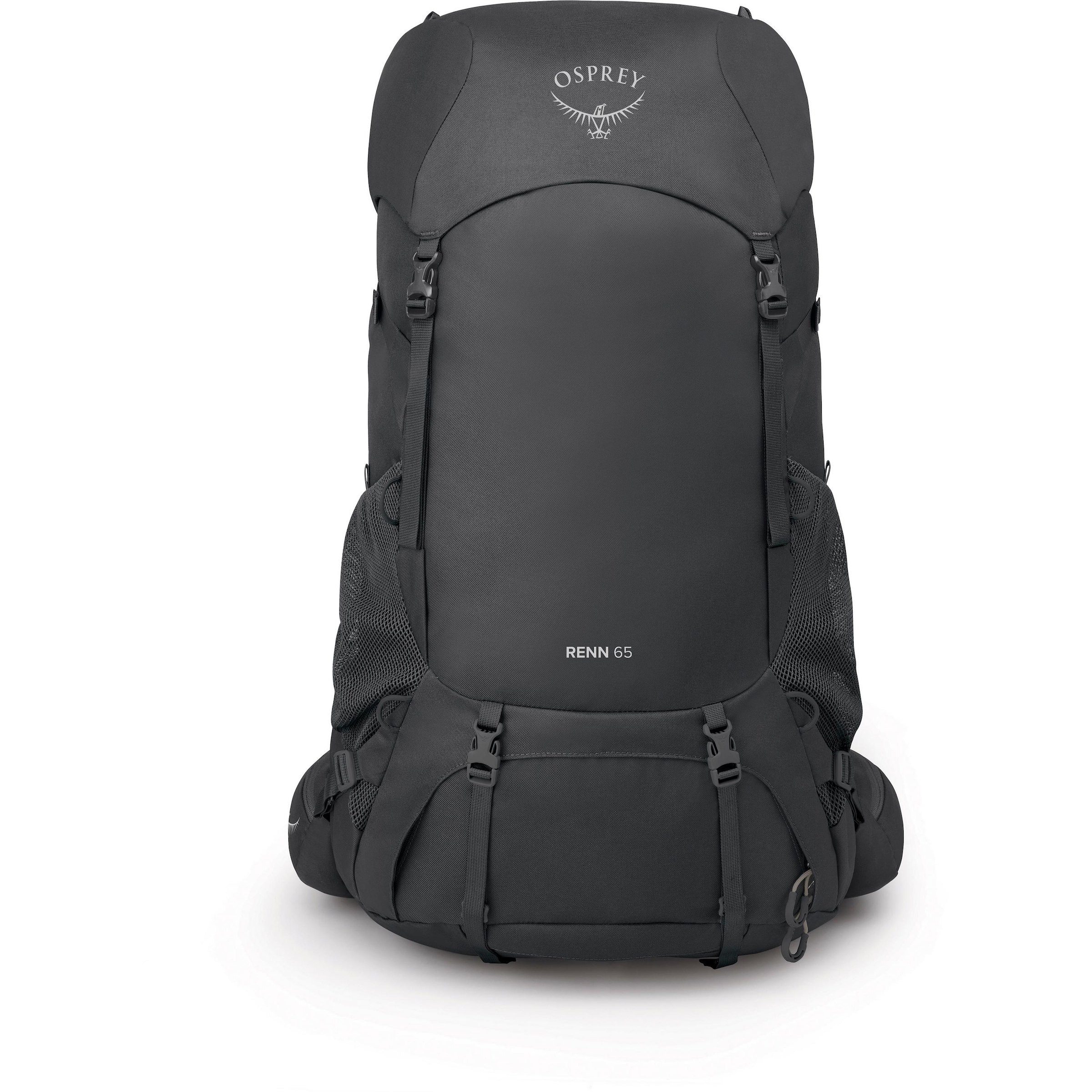 Osprey Sportrucksack 'Renn 65' in Schwarz: Vorderseite