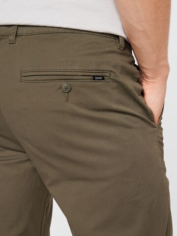 Regular Pantalon chino ESPRIT en vert