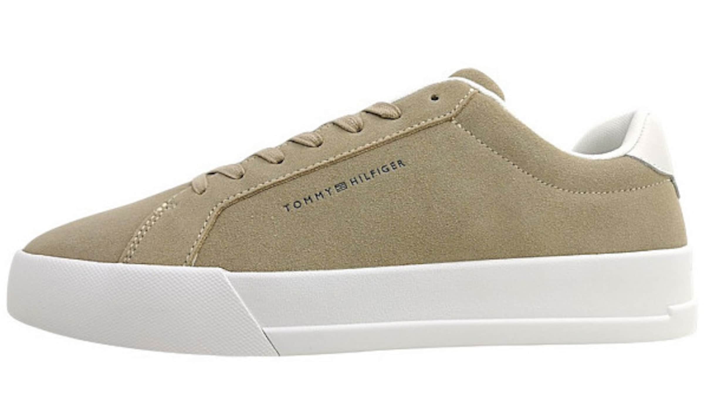 TOMMY HILFIGER Platform trainers in Dark beige / Black, Item view