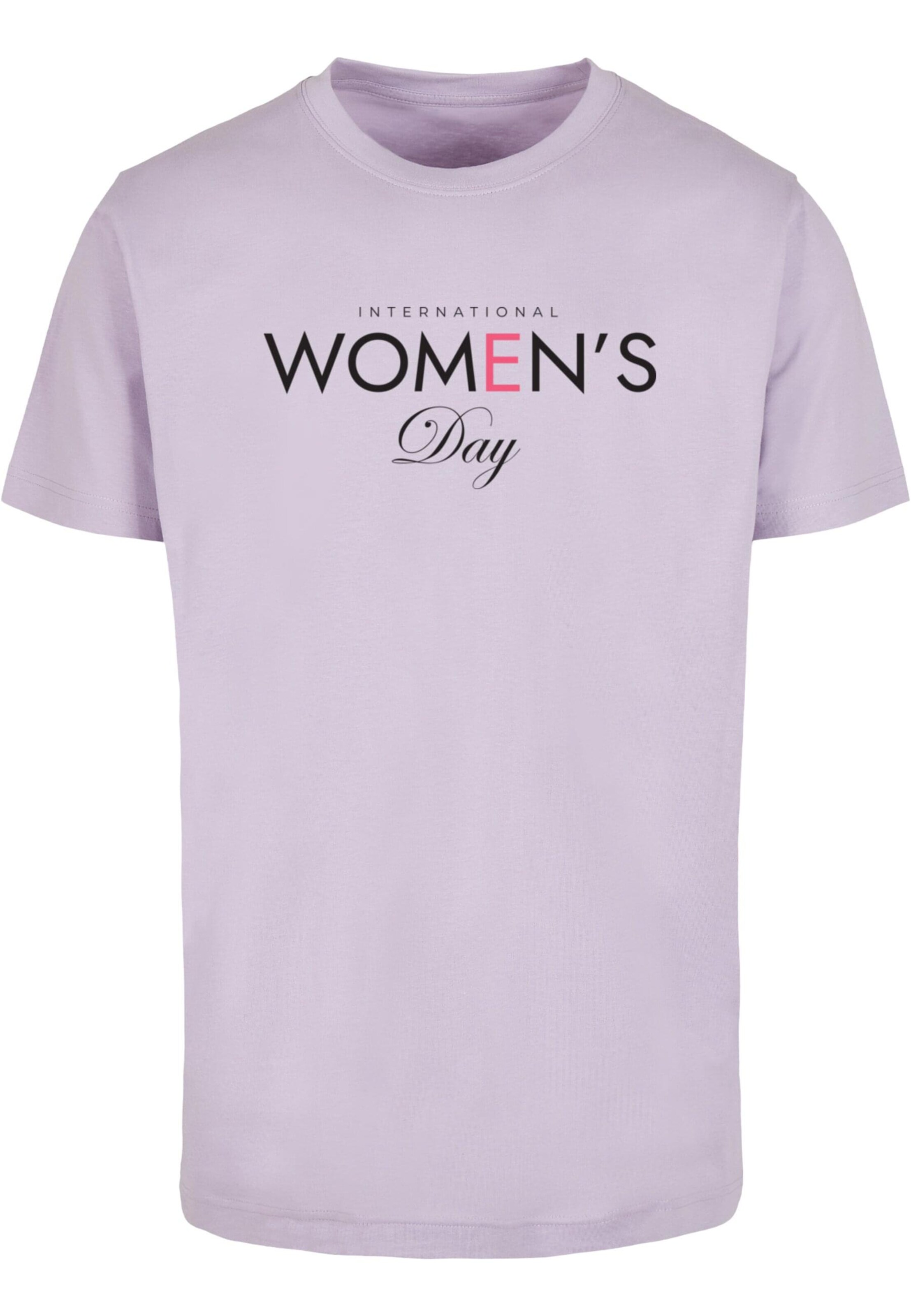 Merchcode Shirt 'WD - International Women's Day' in Purple: front
