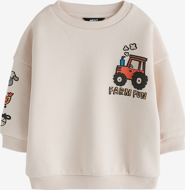 Next Sweatshirt in Wit: voorkant