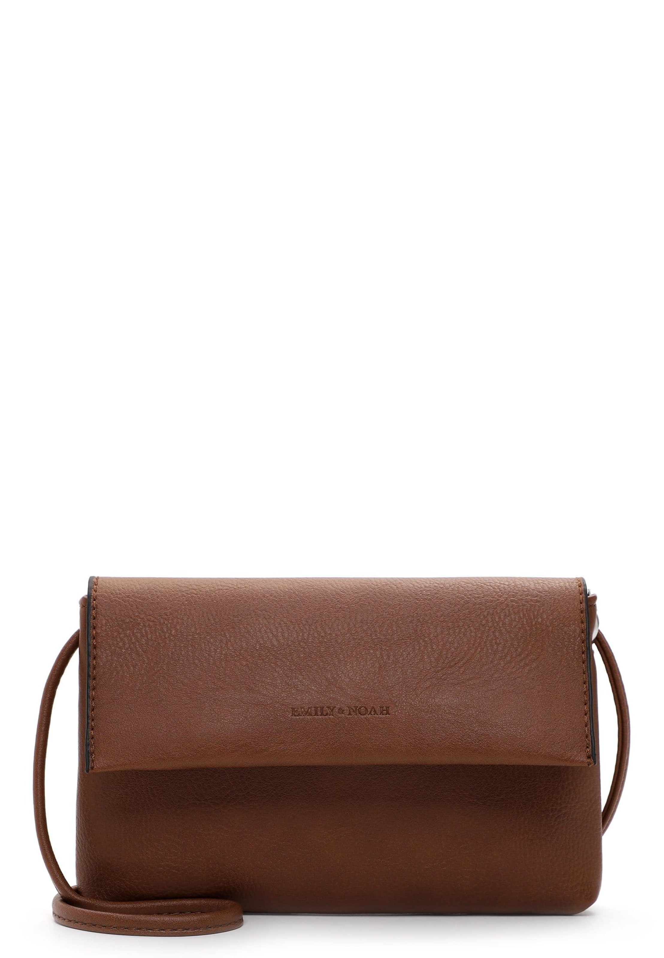 Emily & Noah Skuldertaske 'Emma' i brun: forside