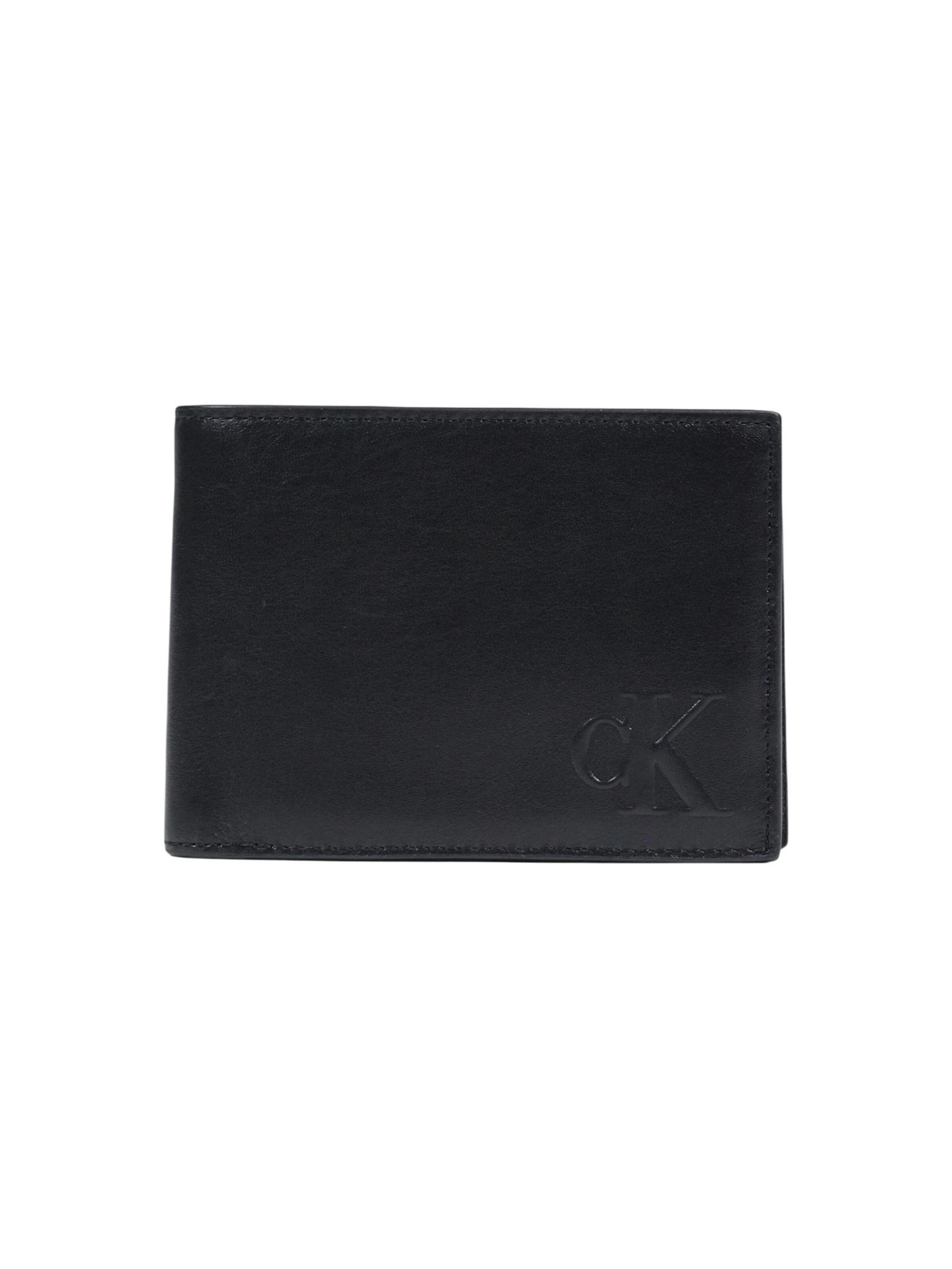 Calvin Klein Portemonnaie‌‌‌‌‌‌‌‌‌‌ in Schwarz: Vorderseite