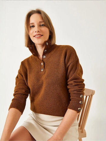 Pullover di Bianco Lucci in marrone