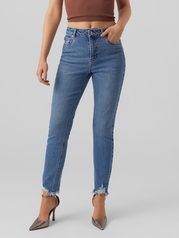 VERO MODA Regular Jeans 'Brenda' in Blauw: voorkant
