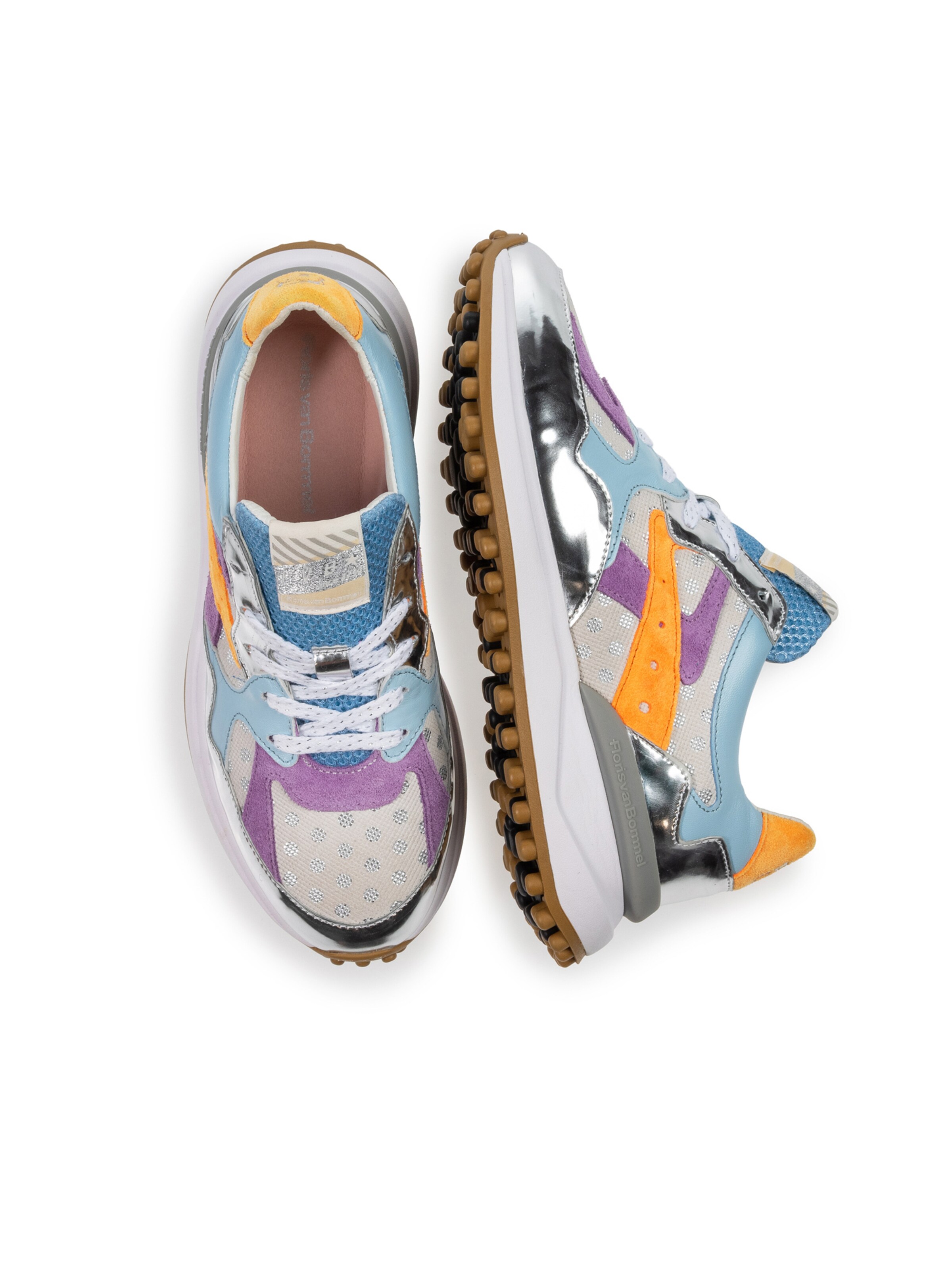 Floris van Bommel Sneakers 'Noppi 46' in Silver