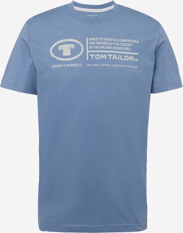 TOM TAILOR - Camisa em azul: frente