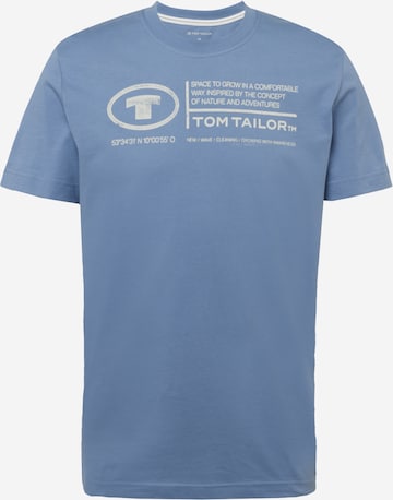 zils TOM TAILOR T-Krekls: no priekšpuses