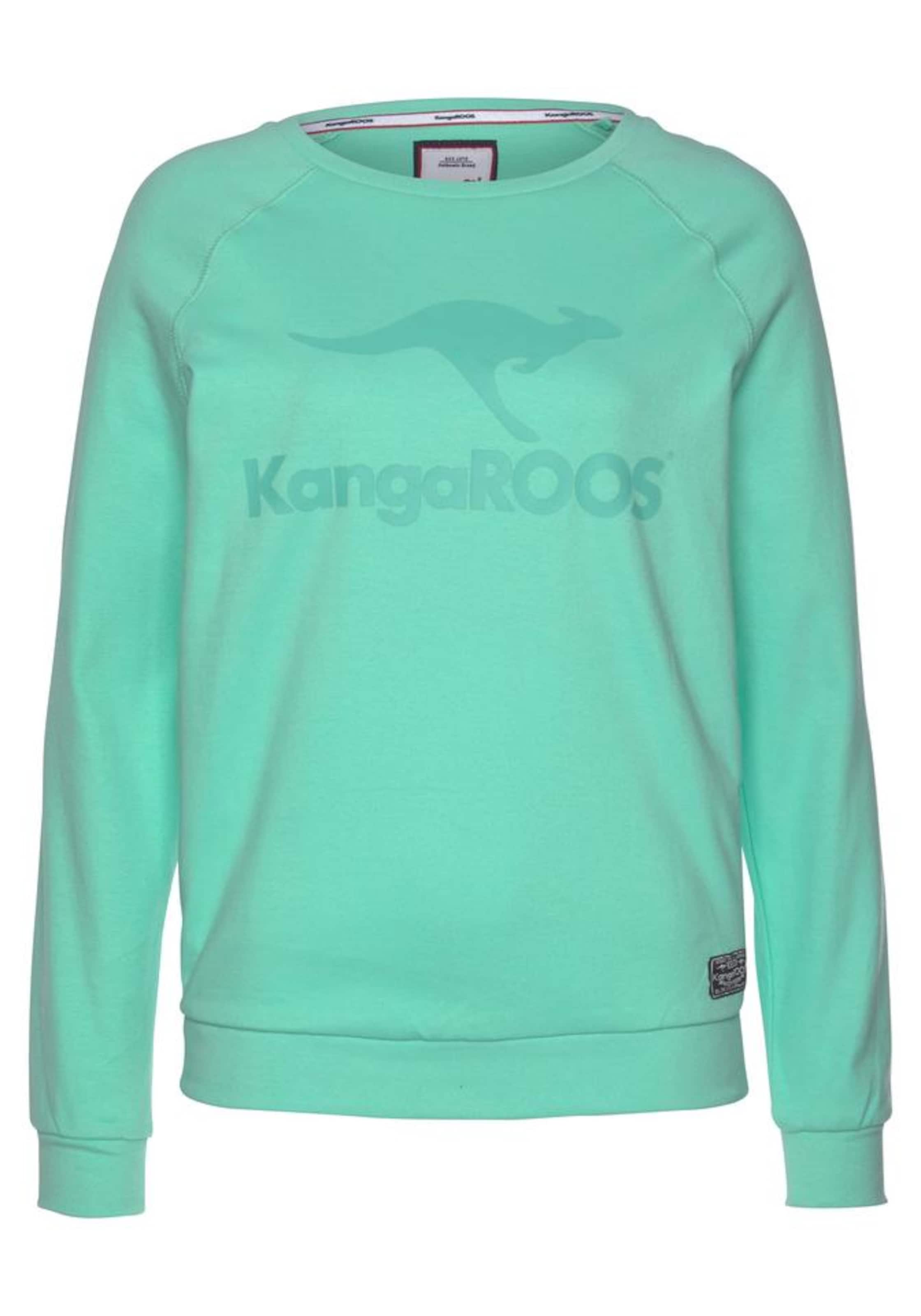 KangaROOS Sweatshirt in Grün: Vorderseite