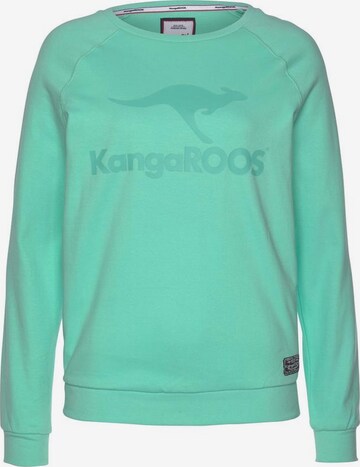 KangaROOS Sweatshirt in Grün: predná strana