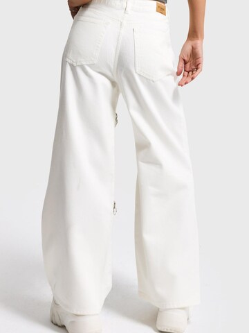 IT'S BASIC Baggy Jeans 'BAGGY HIGH RISE JEANS' in White
