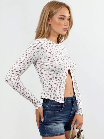 Busem Knit Cardigan in White