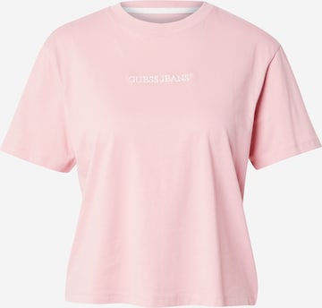 GUESS JEANS T-shirt i rosa: framsida