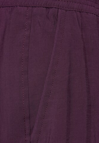 STREET ONE Wide leg Pants in Purple