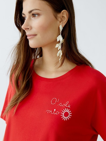 OUI T-Shirt in Rot