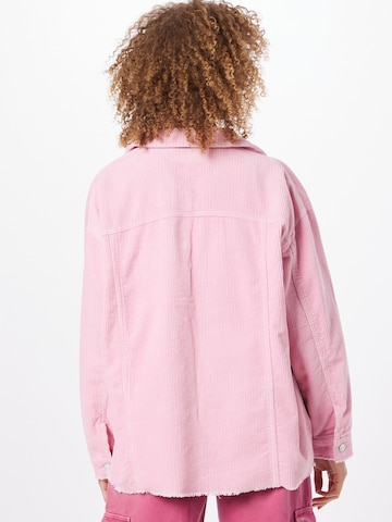 ONLY Демисезонная куртка 'BITTEN' в Ярко-розовый