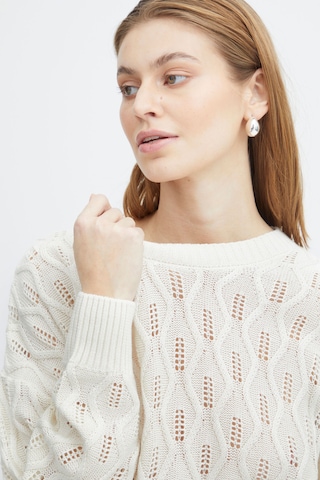 ICHI Sweater 'Marnas' in Beige