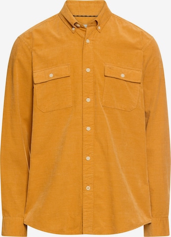 CAMEL ACTIVE Button Up Shirt in Yellow: front