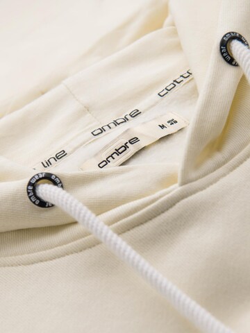 Ombre Sweatshirt in Wit